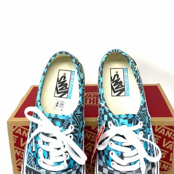 💖MEGA SALE💖Vans SF Tribal Check Multi Blue VN0A3MU642K Women's Sneakers Canvas - Picture 5 of 12